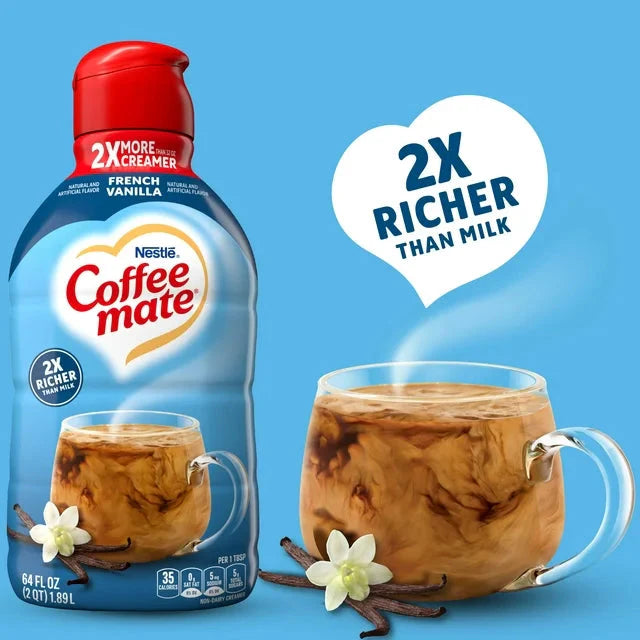Nestle Coffee mate French Vanilla Liquid Coffee Creamer, 64 fl oz - Amado Deals - wholesale and distributors with free shipping in United States Nestle Coffee mate French Vanilla Liquid Coffee Creamer, 64 fl oz - Amado Deals - wholesale and distributors with free shipping in United States